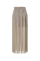 Cappuccino polyester skirt AMI (FSK353PL0027)