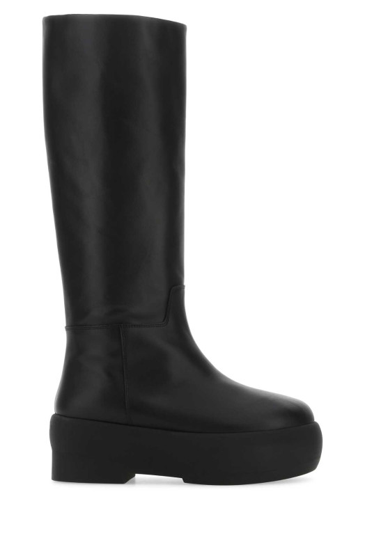 Black leather Gia 16 boots GIA BORGHINI (GIA16)
