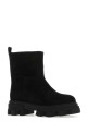 Black suede ankle boots GIA COUTURE (GIA23)