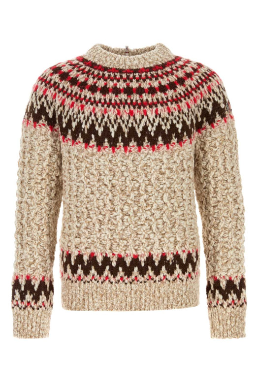 Свитер из шерстяной смеси с вышивкой MONCLER GRENOBLE (K20979C00003M7948)