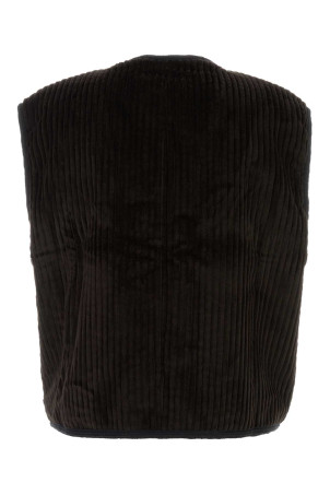 Dark brown corduroy Top vest OUR LEGACY (M4251TP)