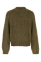 Оливковый шерстяной и шелковый свитер OUR LEGACY (M4253TF)