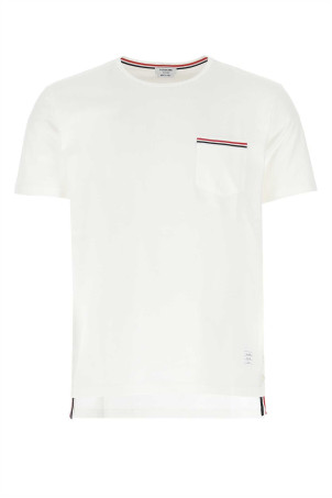 SS RWB POCKET T White THOM BROWNE (MJS010A01454)