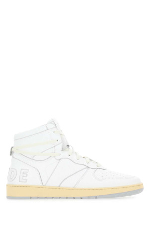 White leather Rhecess sneakers RHUDE (RHPS23FO09489444)