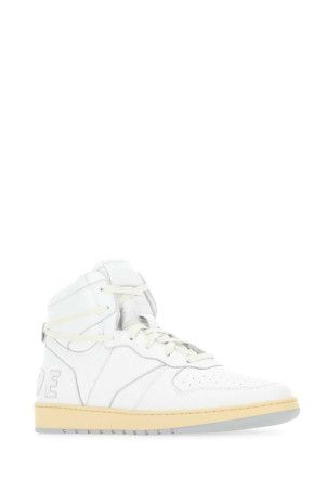 White leather Rhecess sneakers RHUDE (RHPS23FO09489444)