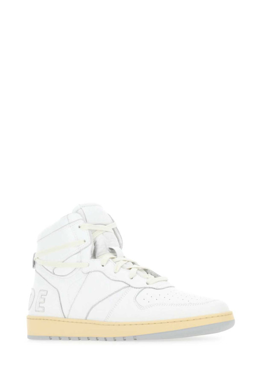 White leather Rhecess sneakers RHUDE (RHPS23FO09489444)