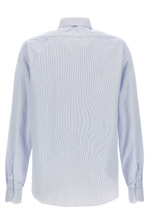 Striped cotton shirt BLUE