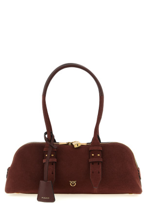 'Bowling Baguette' large shoulder bag Bordeaux
