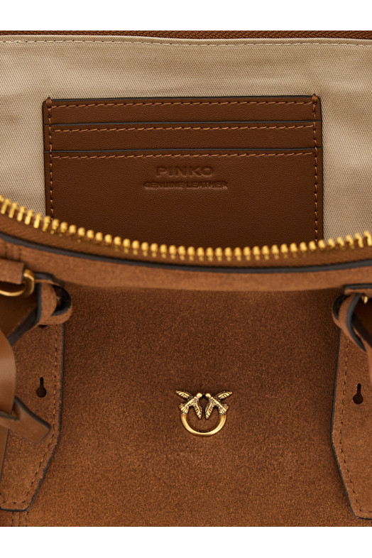 'Bowling Baguette' large shoulder bag Brown