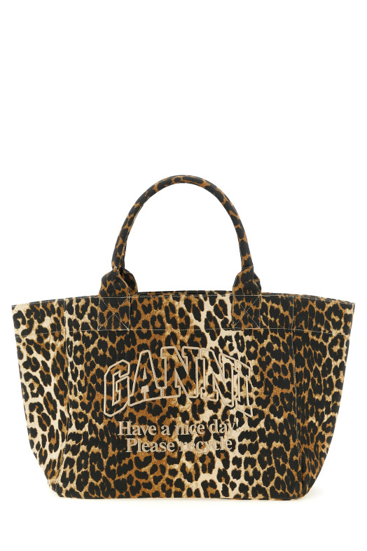 Сумка для покупок «Leopard Medium Tote» Коричневая B2110060859