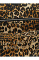 Сумка для покупок «Leopard Medium Tote» Коричневая B2110060859