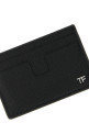 Leather card holder Black