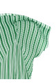'Generic Stripes (Machine Pleats)' top Green