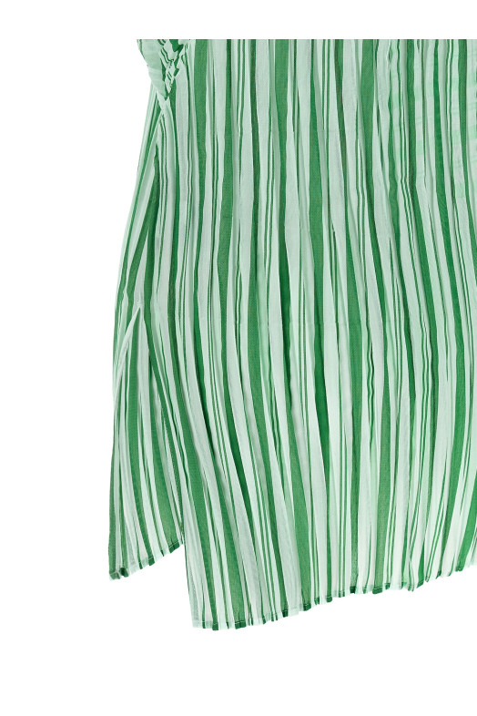 'Generic Stripes (Machine Pleats)' top Green