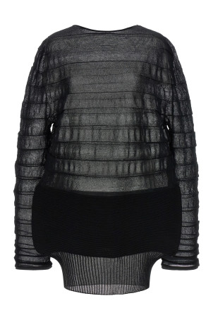 'Moving Knit' top Black