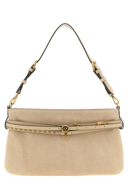 'Belt' medium shoulder bag Beige