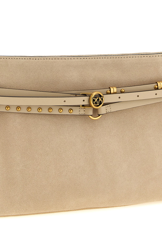 'Belt' medium shoulder bag Beige