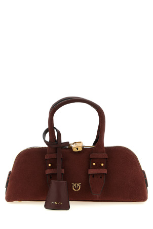 'Bowling Baguette' shoulder bag Bordeaux