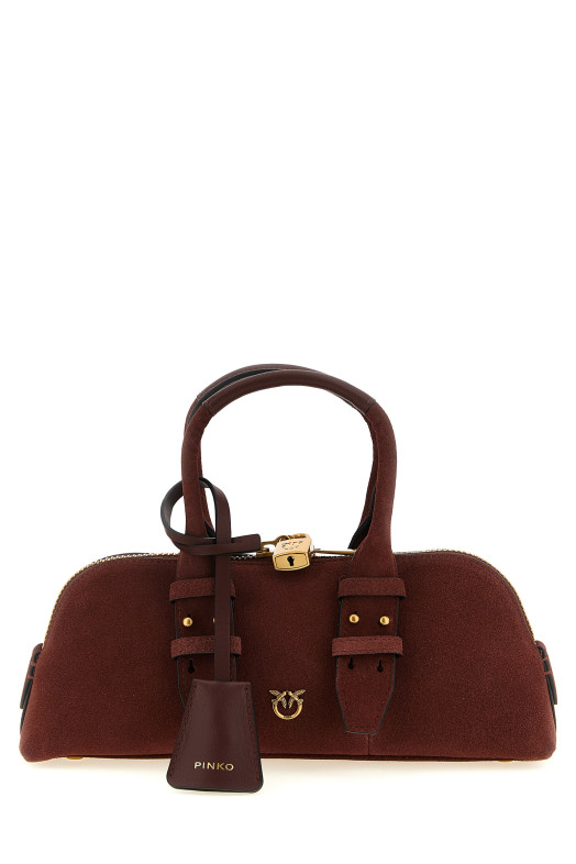 'Bowling Baguette' shoulder bag Bordeaux
