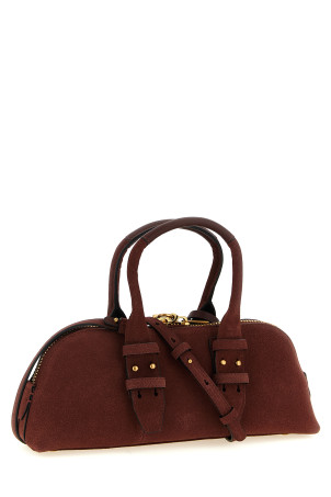 'Bowling Baguette' shoulder bag Bordeaux