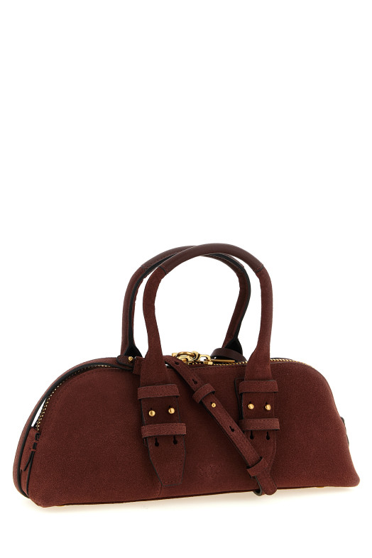 'Bowling Baguette' shoulder bag Bordeaux
