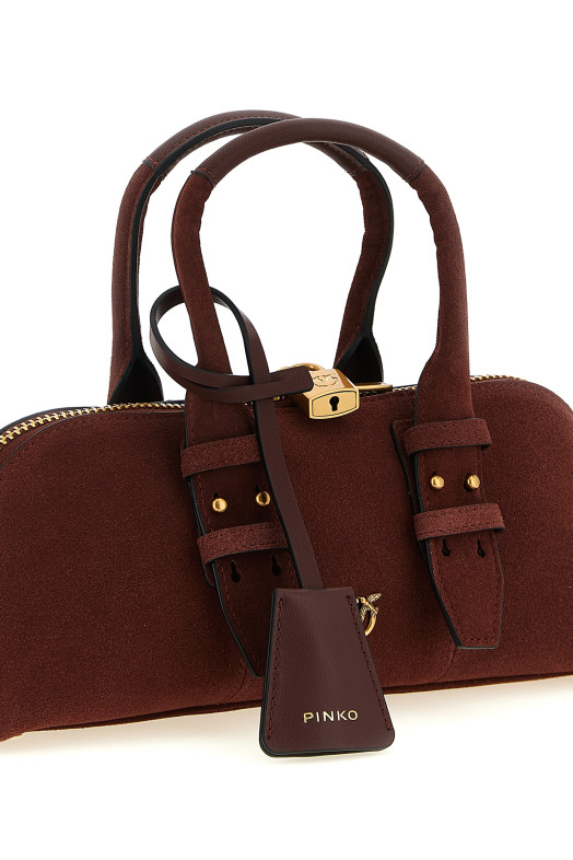 'Bowling Baguette' shoulder bag Bordeaux