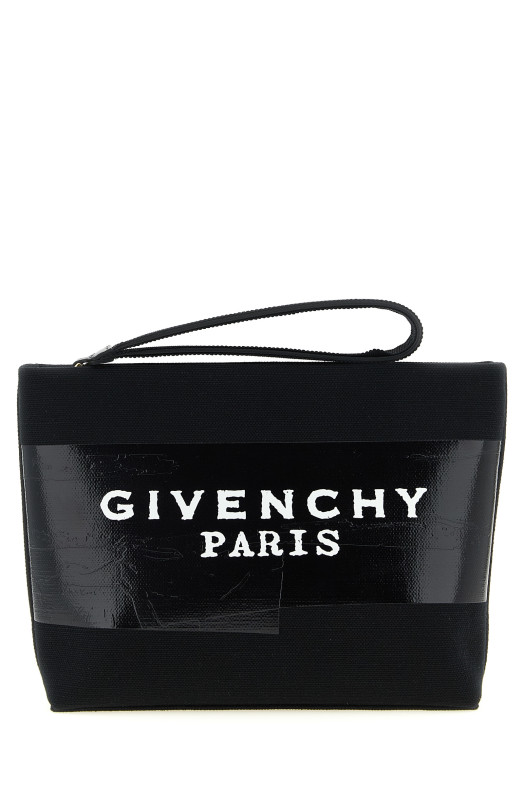 'Givenchy Tape' small clutch bag Black