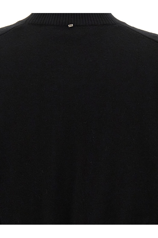 Свитер с высоким воротником «Улулато» Черный ULULATO005