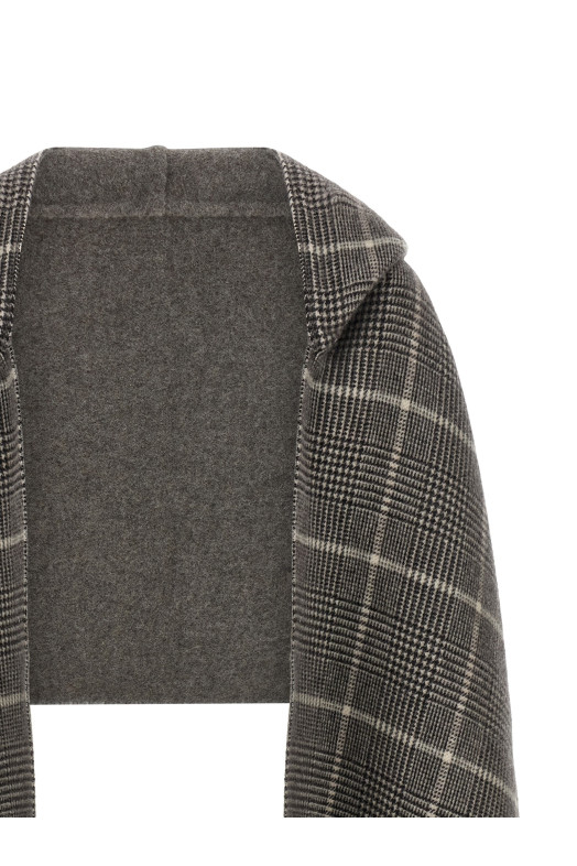 Шарф с капюшоном Коричневый BRUNELLO CUCINELLI MSCDAGW84CDV55