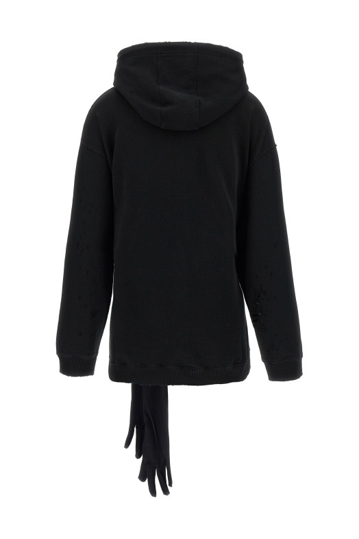 Платье-худи с перчатками Черный MM6 MAISON MARGIELA S52DA0083M25025900