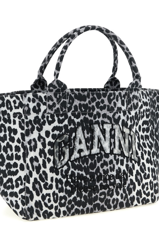 Сумка для покупок «Leopard Medium Tote» Серая B2110040018