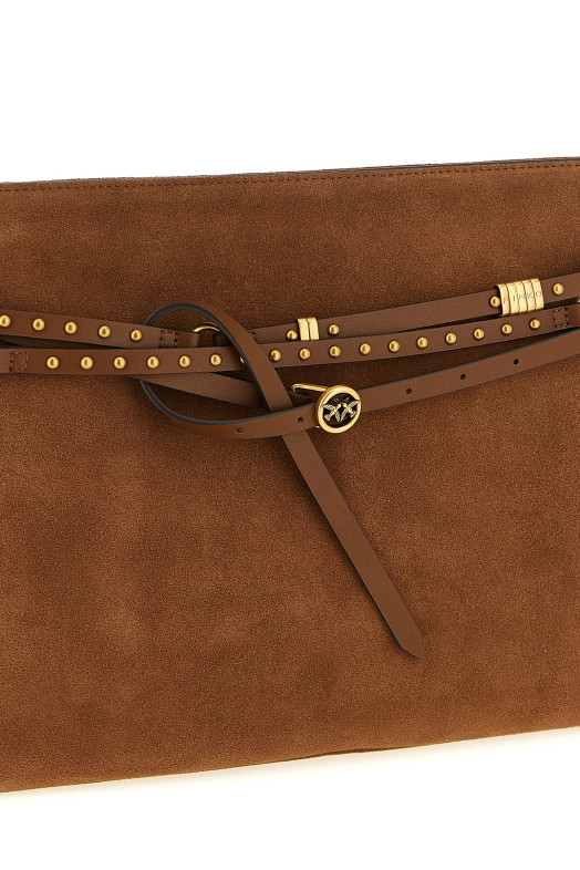 'Belt' large shoulder bag Brown