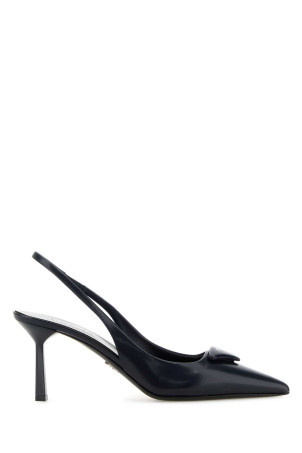 Midnight blue leather pumps PRADA (1I901MFDD75055)