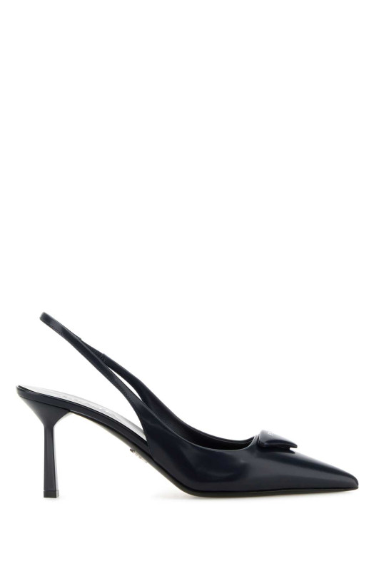 Midnight blue leather pumps PRADA (1I901MFDD75055)