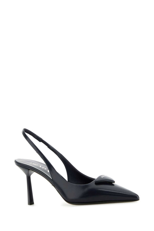 Midnight blue leather pumps PRADA (1I901MFDD75055)