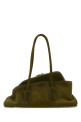 Оливково-зеленая замшевая маленькая сумочка La Passeggiata THE ATTICO (250WAH00058LBT108AA)