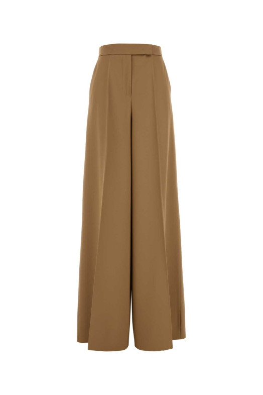 Camel wool Ninfa wide-leg pant Blue MAX MARA (2511131011600)