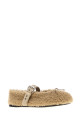 Beige shearling ballerinas MIU MIU (5F272EF005173)