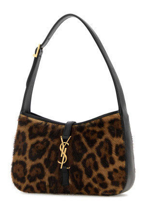 Printed calf hairLe 5 Ã  7 shoulder bag SAINT LAURENT (657228AAFE7)
