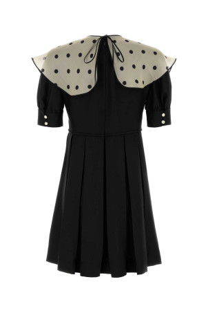 Black silk mini dress Black VALENTINO GARAVANI (6B3VAET090G)