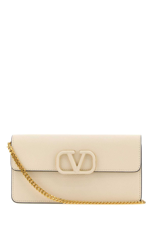 Ivory leather clutch VALENTINO GARAVANI (6W2P0S93RQR)
