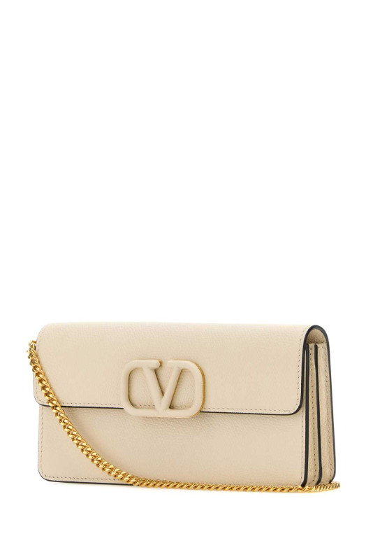 Ivory leather clutch VALENTINO GARAVANI (6W2P0S93RQR)