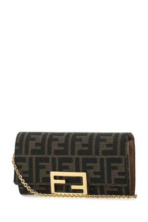 Embroidery fabric Continental Baguette wallet FENDI (8M0365A98P)