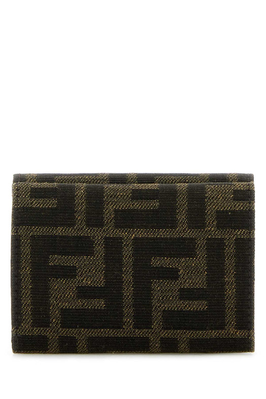 Embroidered jacquard Baguette wallet FENDI (8M0395A98P)