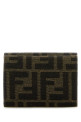 Embroidered jacquard Baguette wallet FENDI (8M0395A98P)