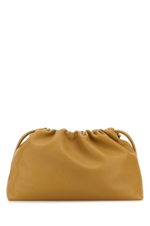 Mustard nappa leather large Flamenco Purse clutch LOEWE (A411FPDX01)