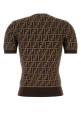 Embroidered cotton t-shirt FENDI (FZXC72ASJT)