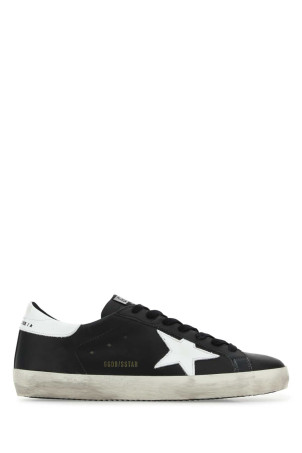 Black leather Super Star Classic sneakers GOLDEN GOOSE DELUXE BRAND (GMF00101F000321)