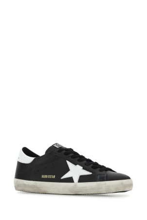 Black leather Super Star Classic sneakers GOLDEN GOOSE DELUXE BRAND (GMF00101F000321)