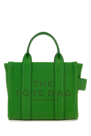 Green leather micro The Tote Bag handbag Green MARC JACOBS (H053L01RE22)